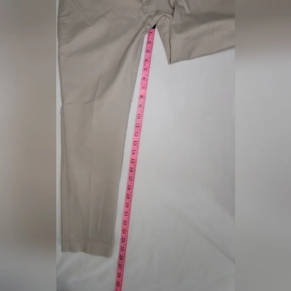 Khakis by Gap Slim City Mid-rise Light Khaki Women's Pants Size 10R - Picture 12 of 13